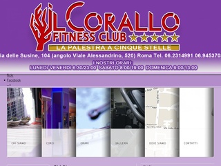 Palestra Fitness club Il Corallo Centocelle Alessandrino