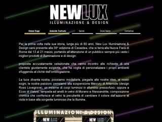 New Lux Illuminazione a Roma e nel Lazio