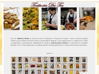 Trattoria in Trastevere Roma Da Teo